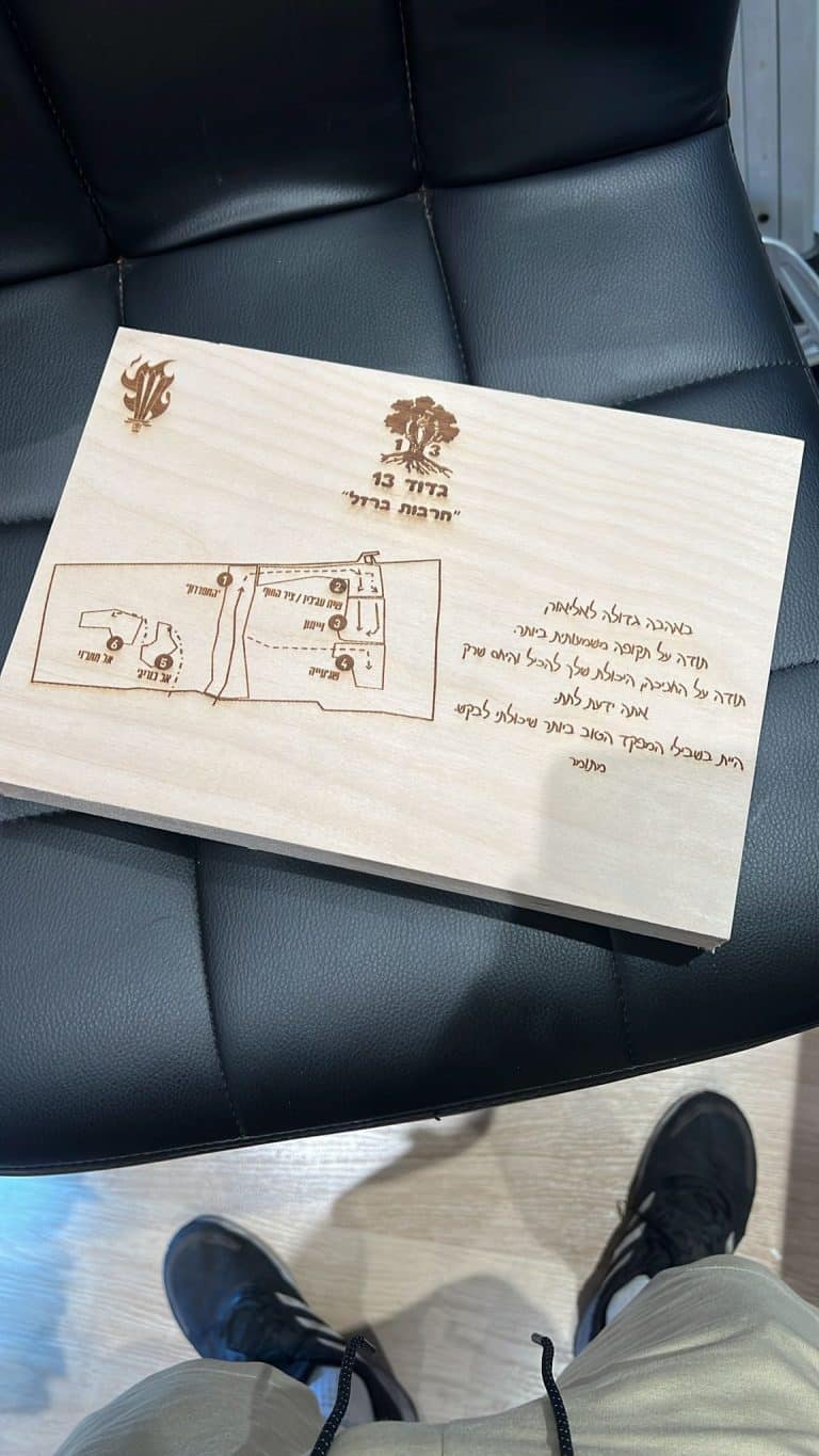 בלוק עץ גדוד 13