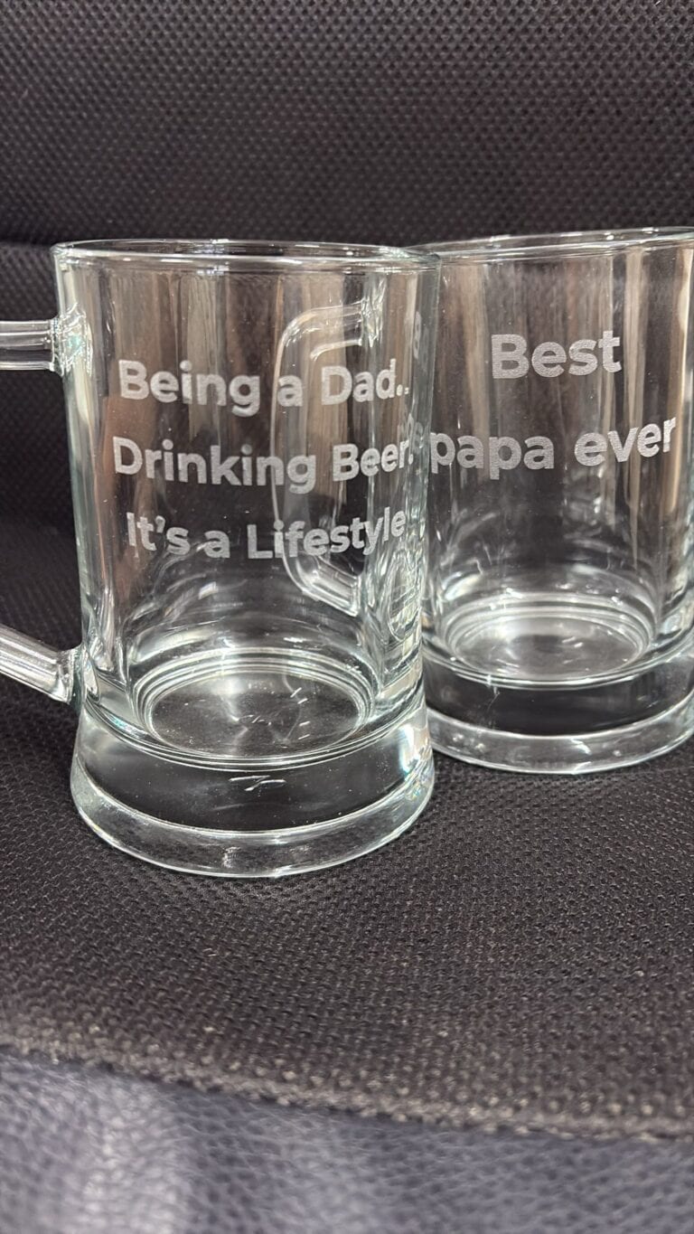 כוסות בירה ידית עם חריטה best papa ever