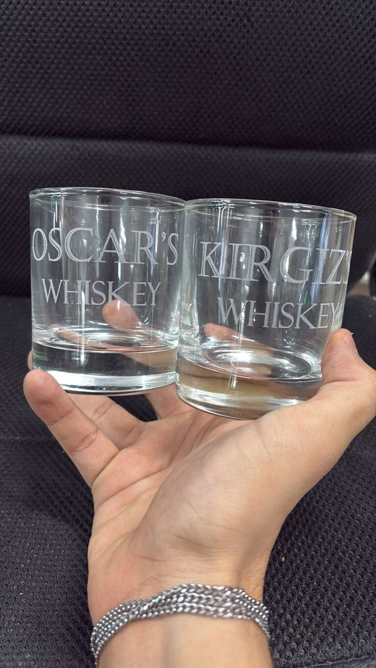 כוסות וויסקי עם חריטה oscars whiskey