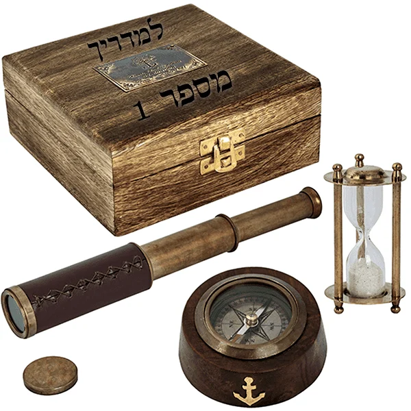 סט-כולל-מצפן-שעון-חול-וטלסקופ-בקופסת-עץ-וינטג-4205-1