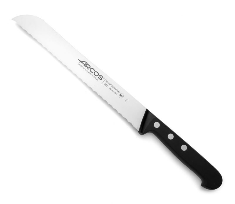 סכין לחם 20 סמ שחורה - 3